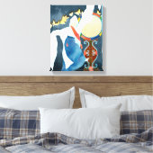 韓国のモンクダンス、スンムー キャンバスプリント (インサイチュ (寝室))