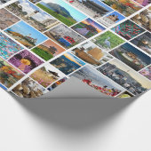 韓国のランドマークと歴史的宇宙 ラッピングペーパー (角)