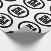 韓国の中国7 Seven 칠 【中国】ハングル ラッピングペーパー (角)