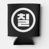 韓国の中国7 Seven 칠 【中国】ハングル 缶クーラー (正面)