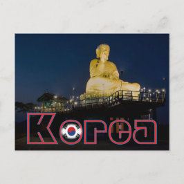 韓国の仏夜旅行 ポストカード