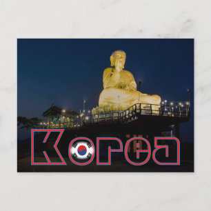 韓国の仏夜旅行 ポストカード