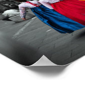 韓国の伝統的な女写真 ポスター (角)