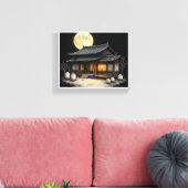 韓国の伝統的家 キャンバスプリント (インサイチュ (リビング))