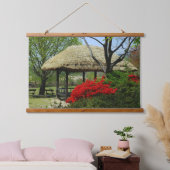 韓国の写真でデザインされた水平線 吊り下げ型タペストリー (寝室)