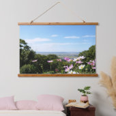 韓国の写真でデザインされた水平線 吊り下げ型タペストリー (寝室)