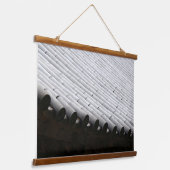 韓国の写真でデザインされた水平線 吊り下げ型タペストリー (傾斜あり)