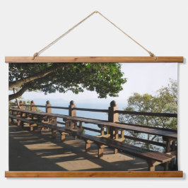 韓国の写真でデザインされた水平線 吊り下げ型タペストリー