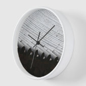 韓国の写真でデザインされた白W 壁時計 (傾斜)