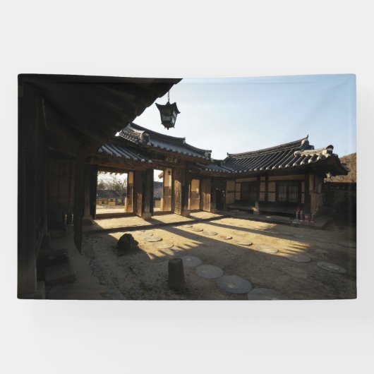 韓国の写真をプリントしたデザイン, 印刷 横断幕 (横)