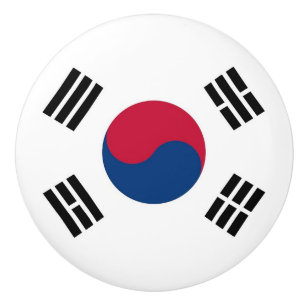 韓国の国旗でセラミックノブを引く セラミックノブ