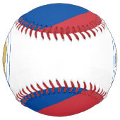 韓国の国旗とコート・オブ・アームズ愛国心 ソフトボール (裏面)