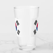 韓国の国旗を持つ愛国的なガラス杯 タンブラーグラス (右)