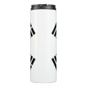 韓国の国旗を持つ熱タンブラー タンブラー (裏面)