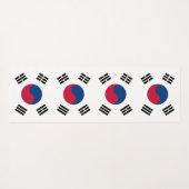 韓国の国旗を掲げた愛国的なヨガマット ヨガマット (裏面(横))