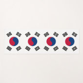 韓国の国旗を掲げた愛国的なヨガマット ヨガマット (正面(横))