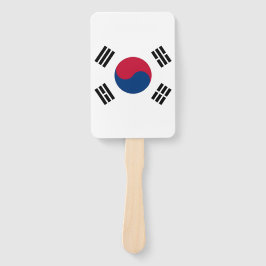 韓国の国旗を掲げた扇風機 ハンドファン