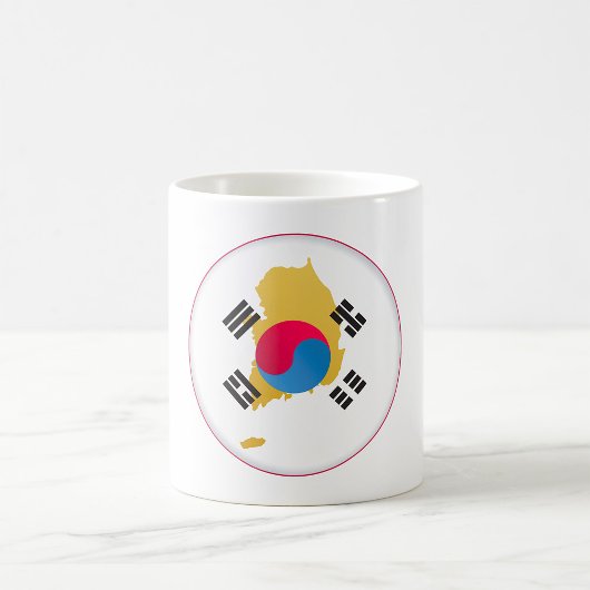 韓国の国旗色 コーヒーマグカップ