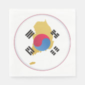 韓国の国旗 スタンダードランチョンナプキン (正面)
