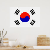 韓国の国旗 ポスター (キッチン)