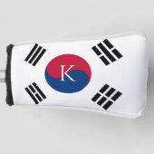 韓国の国旗、韓国カスタムのゴルフヘッドカバー ゴルフヘッドカバー (正面)