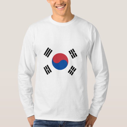 韓国の国旗 (ROK) Tシャツ (正面)