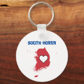 韓国の地図キーチェーン キーホルダー (正面)