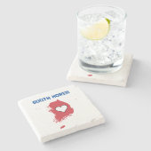 韓国の地図 ストーンコースター (横)