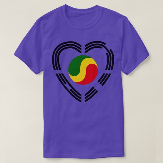 韓国の多国籍愛国者コンゴ共和国 Tシャツ (デザイン正面)