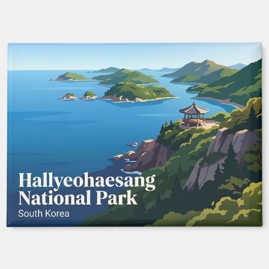 韓国の多島海海上国立公園 マグネット (正面)