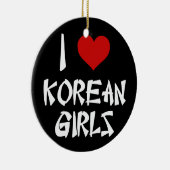 韓国の女の子が大好き セラミックオーナメント (右)