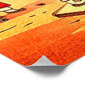 韓国の子供の遊び 樋吉 守 1952 ポスター (角)