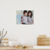 韓国の子読ども向けの地図 ポスター (キッチン)