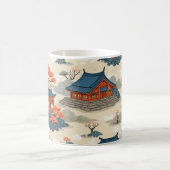 韓国の宮殿のマグカップの美しい コーヒーマグカップ (中央)