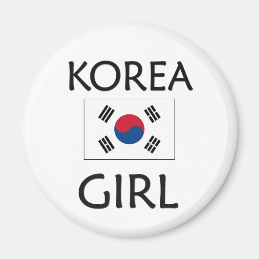 韓国の少女 マグネット (正面)