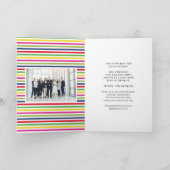 韓国の年末年始の勤務写真 |レインボーストライプ シーズンカード (内部)