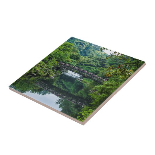 韓国の庭と橋 タイル (側面)