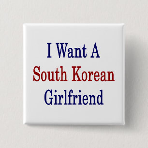 韓国の彼女が欲しい 缶バッジ