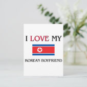 韓国の彼氏が大好き ポストカード (スタンド正面)