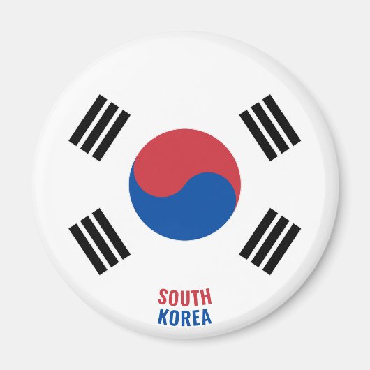 韓国の愛国的な魅力的磁石「貼れ」 マグネット (正面)