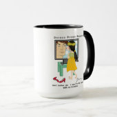 韓国の戯曲Queen™のK戯曲マグは"迷惑を掛けません私に" マグカップ (正面右)