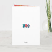 韓国の新年の写真2 |あいさつ伝統的文 シーズンカード (裏面)