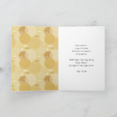 韓国の新年の家族の写真のグリーティン伝統的グ シーズンカード (内部)