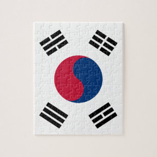 韓国の旗のパズル ジグソーパズル