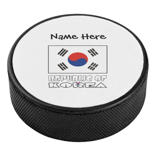 韓国の旗カスタムネーム アイスホッケーパック (3/4)