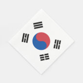 韓国の旗 スタンダードランチョンナプキン (角)