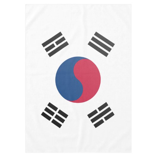 韓国の旗 テーブルクロス (正面)