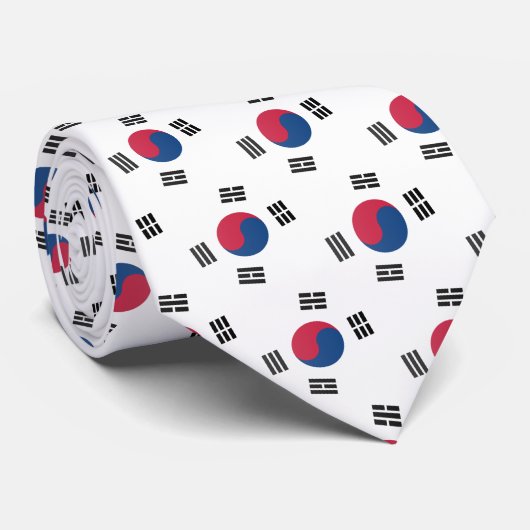 韓国の旗 ネクタイ (ロール)