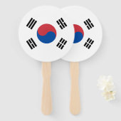 韓国の旗 ハンドファン (正面&裏面)