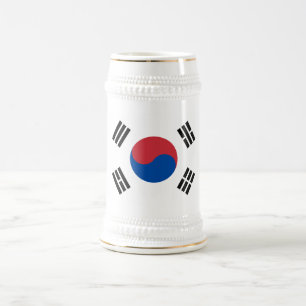 韓国の旗 ビールジョッキ